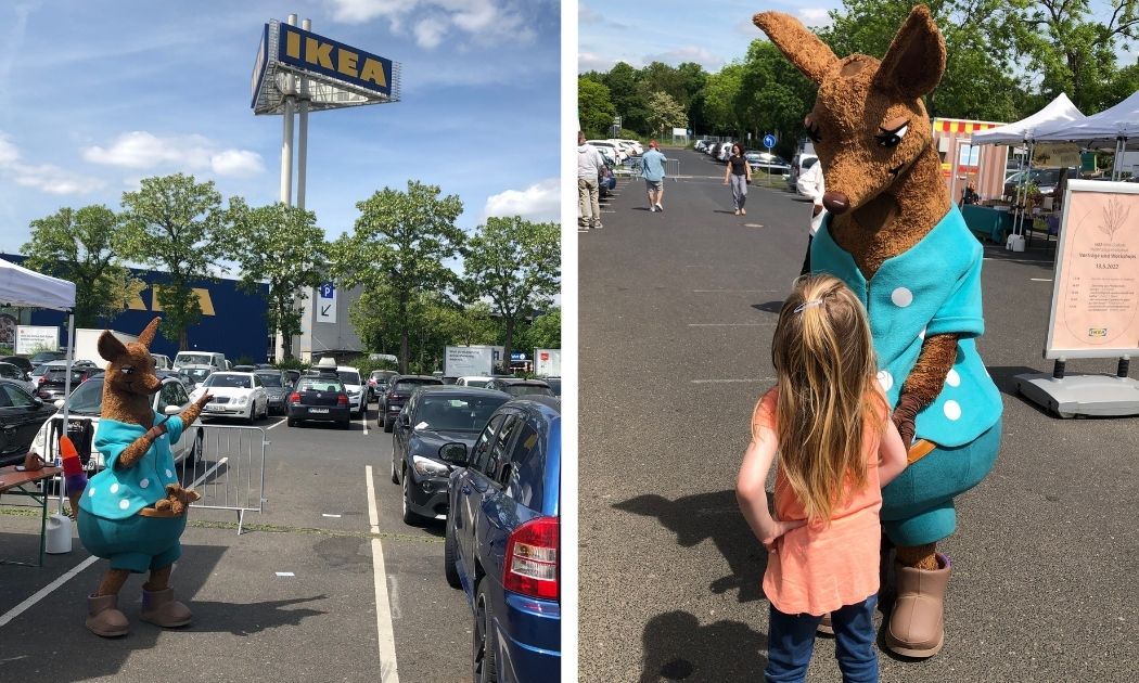 Karla beim Nachhaltigkeitsfestival bei IKEA in Köln-Godorf, Fotos: Mareike Krus